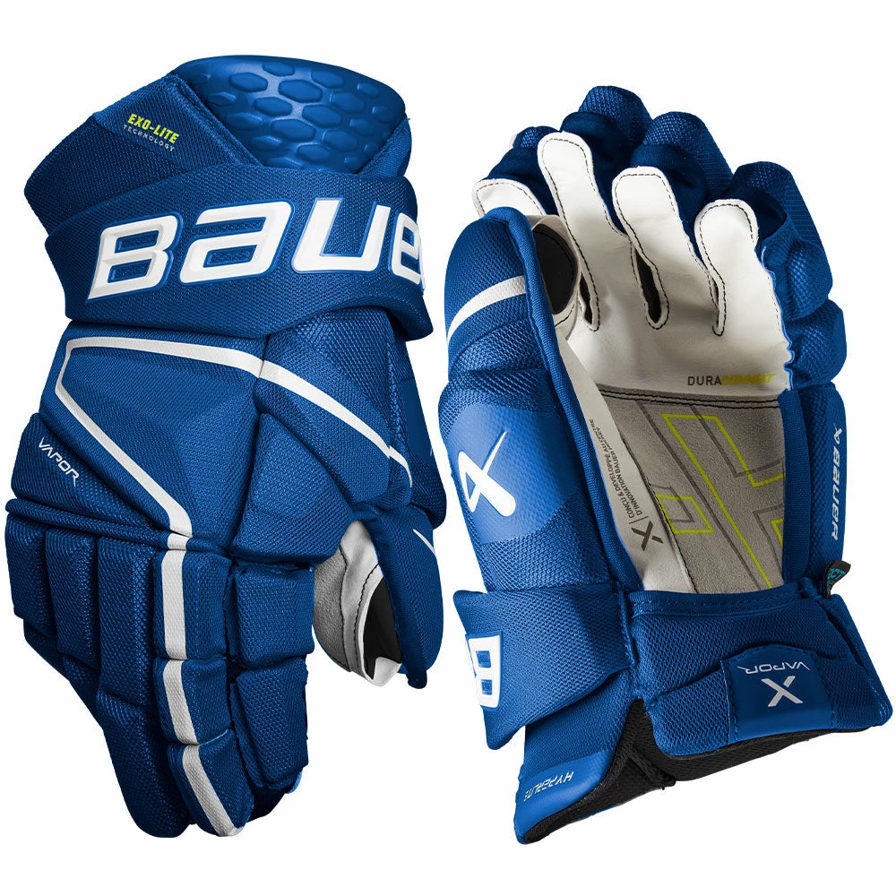 BAUER VAPOR HYPERLITE INTERMEDIATE HOCKEY GLOVES - Image 5