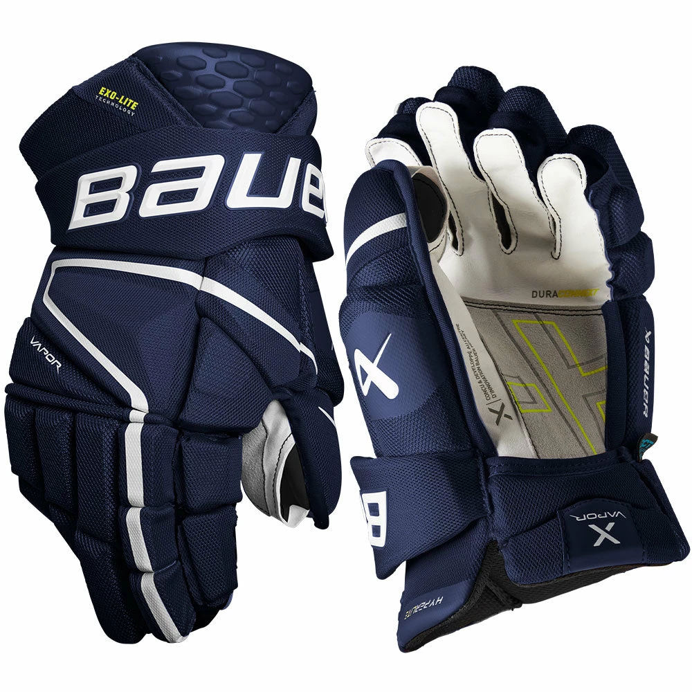 BAUER VAPOR HYPERLITE INTERMEDIATE HOCKEY GLOVES - Image 6