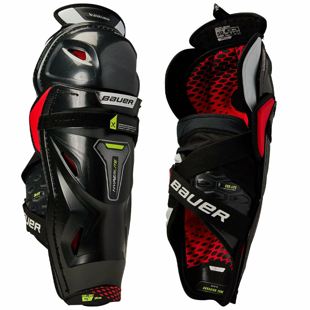 BAUER VAPOR HYPERLITE INTERMEDIATE SHIN PADS