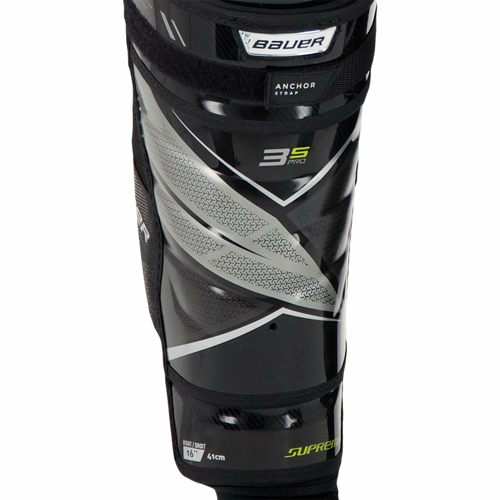 BAUER SUPREME 3S PRO INTERMEDIATE HOCKEY SHIN PADS - Image 4