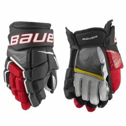BAUER SUPREME ULTRA SONIC JUNIOR HOCKEY GLOVES