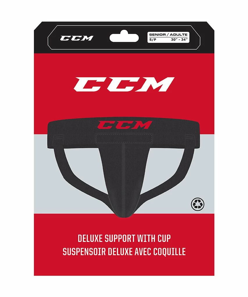 Elite CCM PRO DELUXE SUPPORT SENIOR JOCK WITH CUP - Image 2