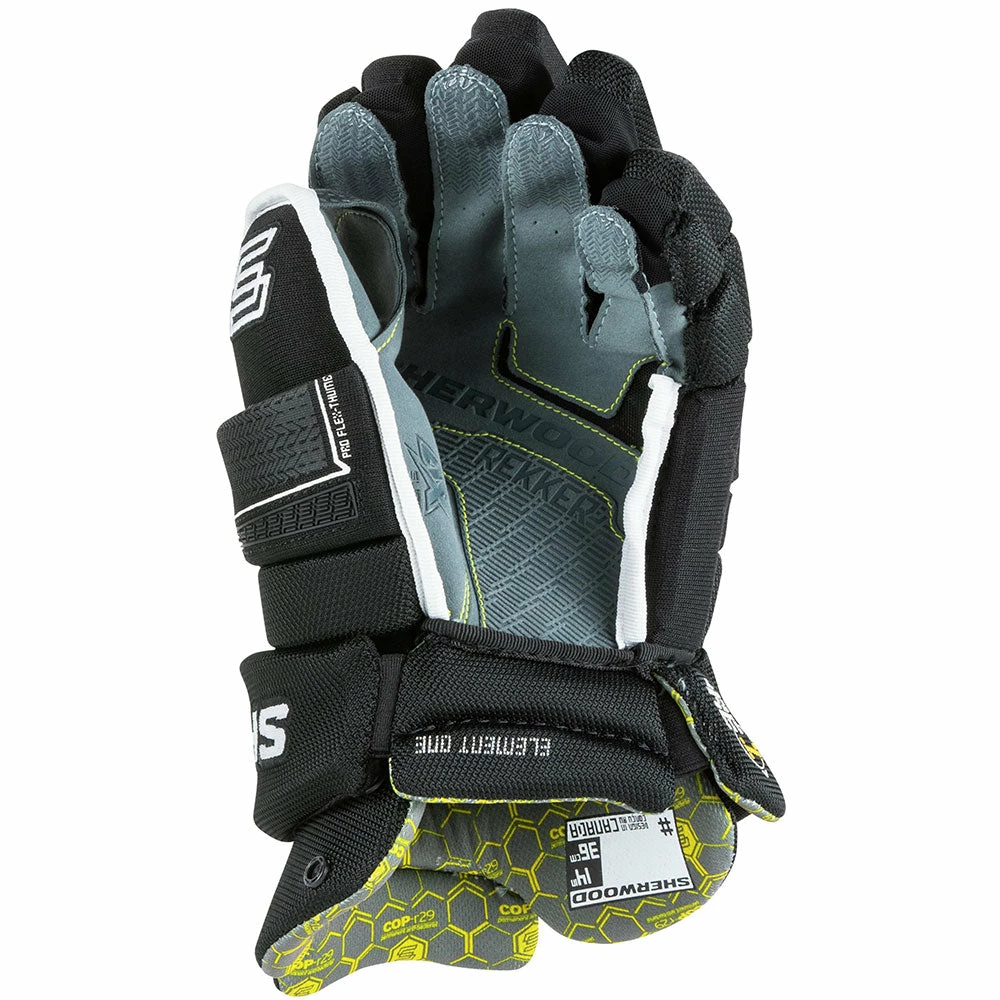 SHERWOOD REKKER ELEMENT ONE JUNIOR HOCKEY GLOVES - Image 3