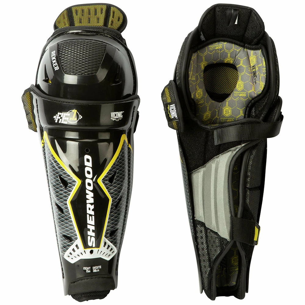 SHERWOOD REKKER ELEMENT ONE JUNIOR HOCKEY SHIN PADS